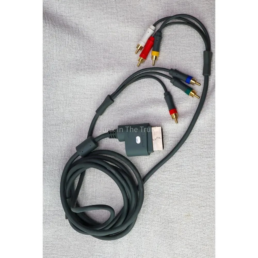 Genuine Official OEM Microsoft Xbox 360 Audio Video AV Composite Cable
